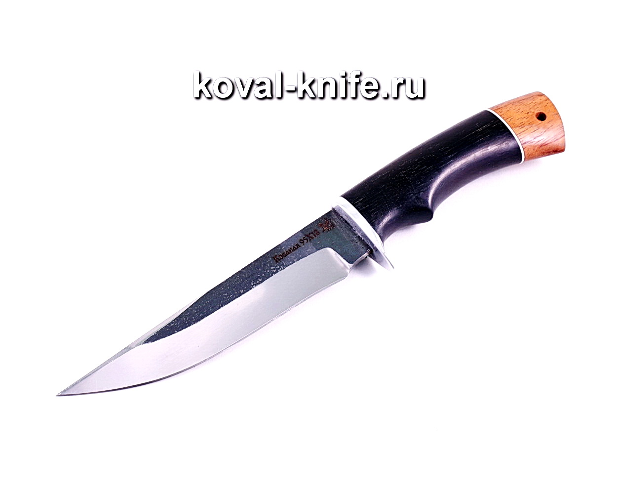 Нож Лис (сталь 95х18), рукоять граб, бубинга A012