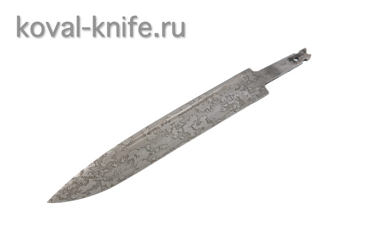Клинок для ножа из стали 95х18 с травлением Вишня