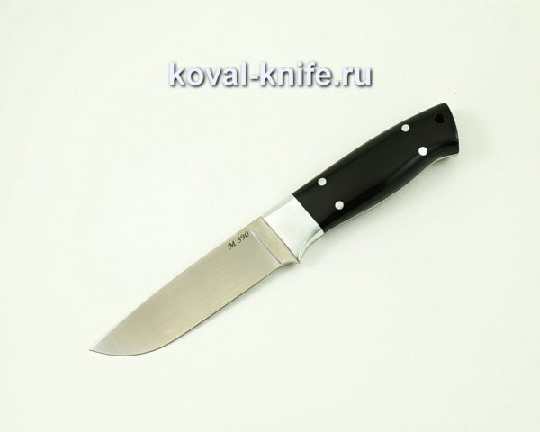 Нож Белка из порошковой стали M390 (рукоять эбонит)