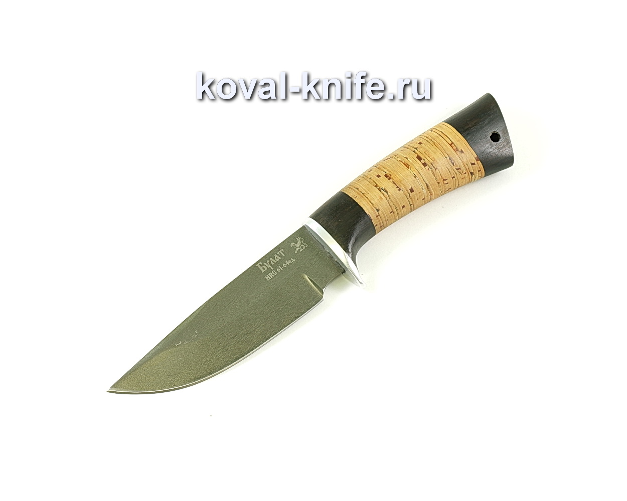 Нож Норвег (сталь Булат) рукоять венге, береста A052