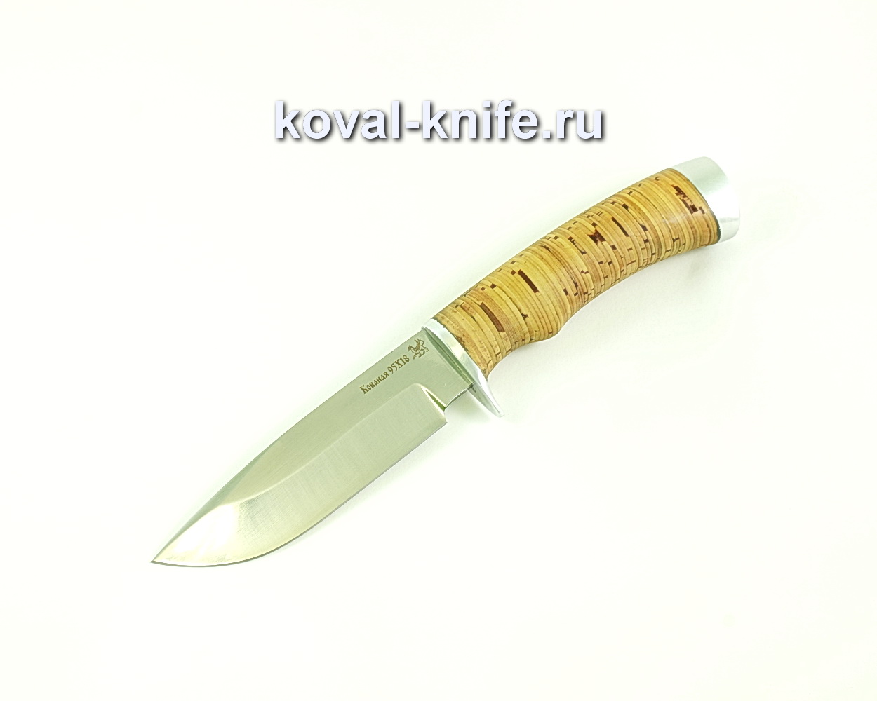 Нож Бигзод-мини (сталь 95х18), рукоять береста A269