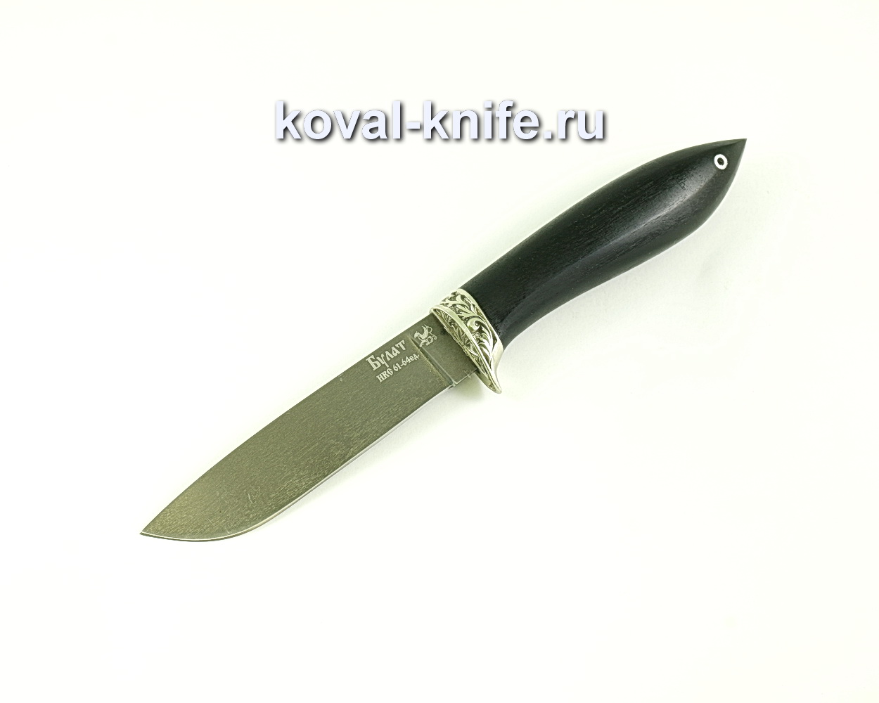 Нож Белка (сталь булат), рукоять граб, литье A090