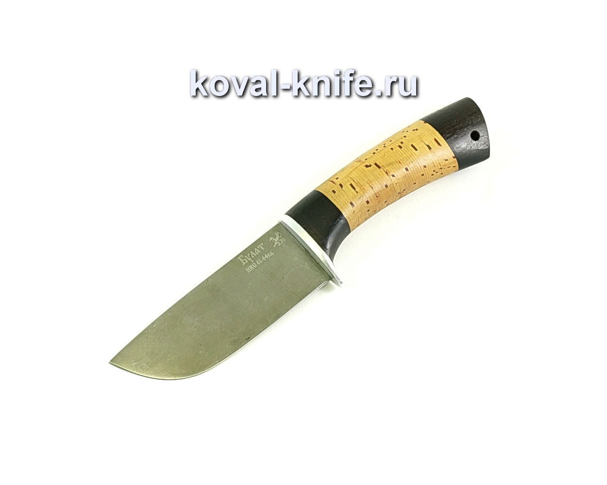 Нож Бобр (сталь Булат), рукоять граб, береста A091