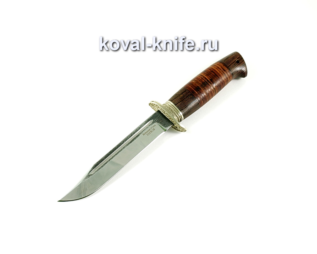 Нож Штрафбат (сталь 110х18) рукоять венге, кожа, литье A217