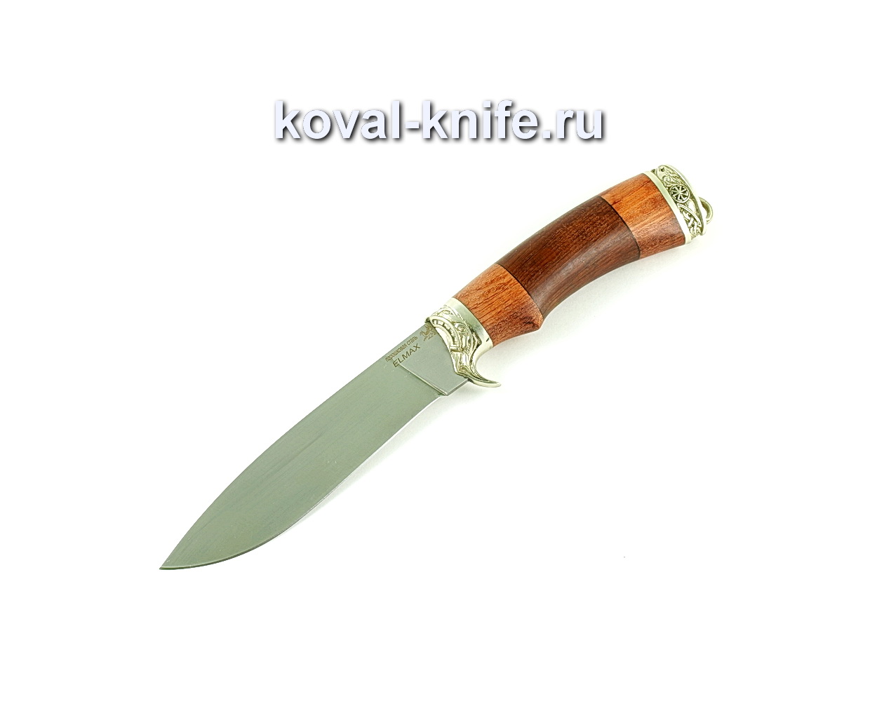 Нож Олимп (сталь Elmax), рукоять бубинга, орех A340