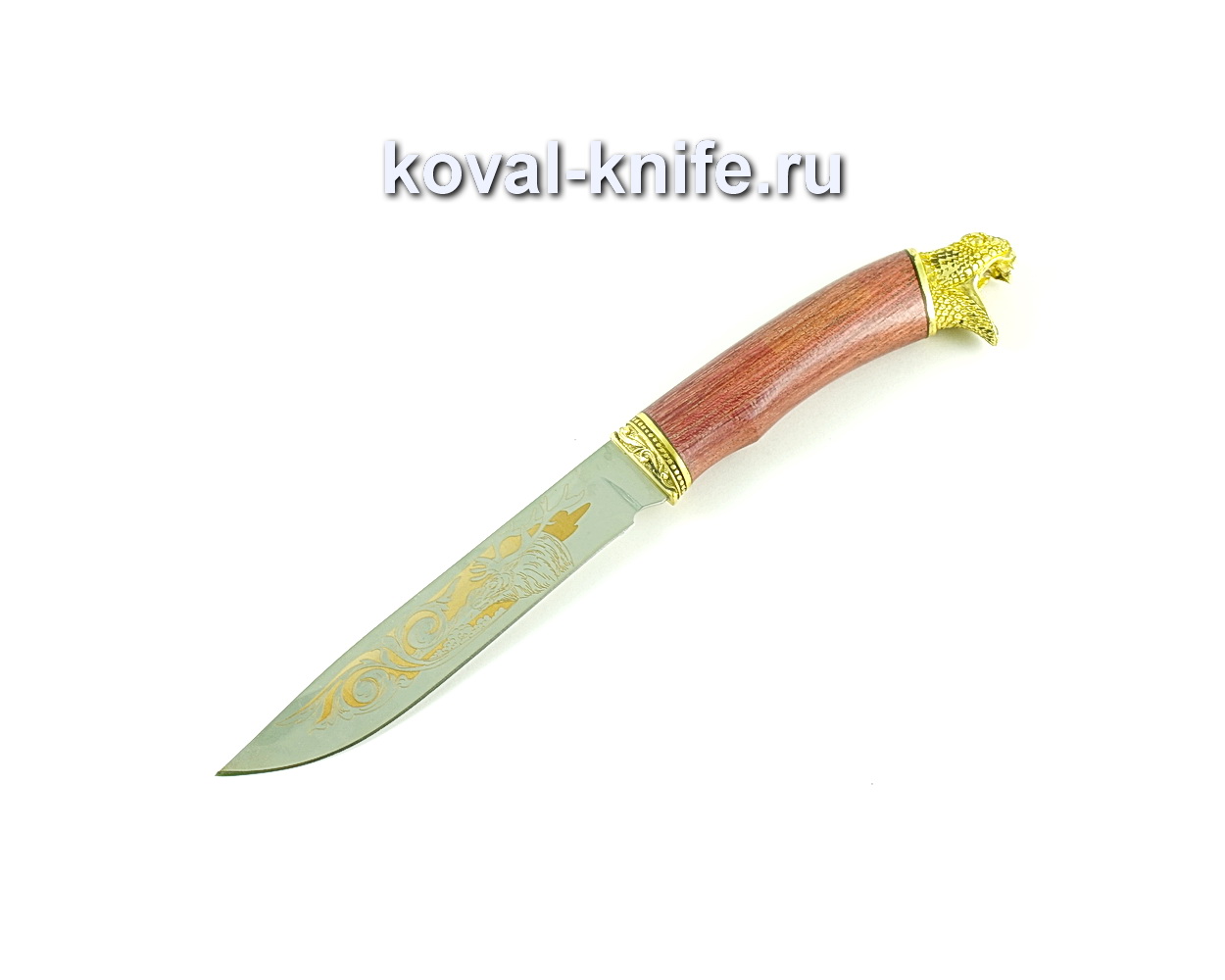 Нож Турист (сталь 65х13), рукоять амарант, литье A173