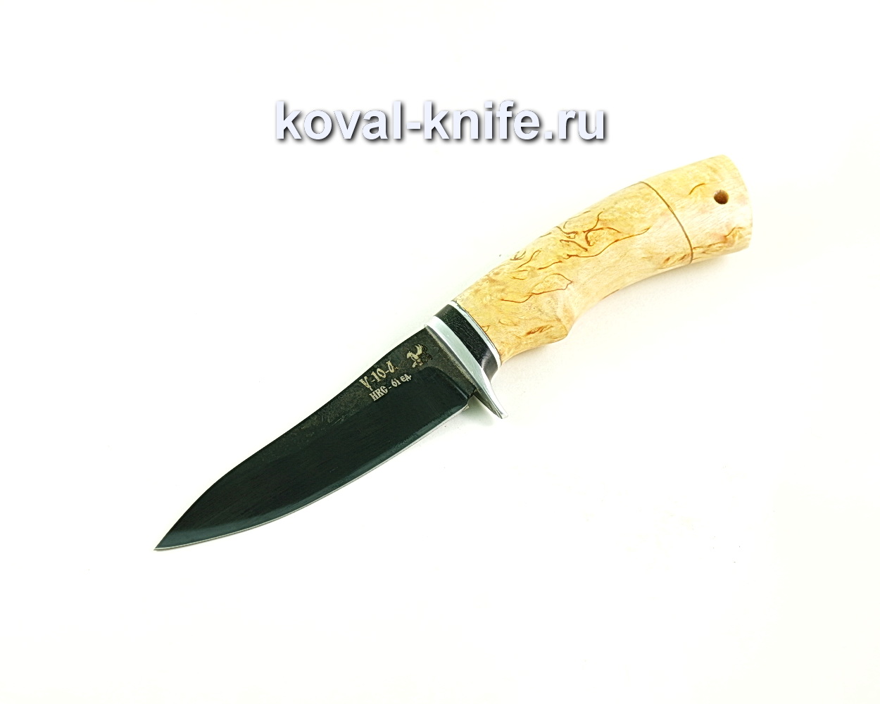 Нож Лань (сталь У10), рукоять карельская береза A300