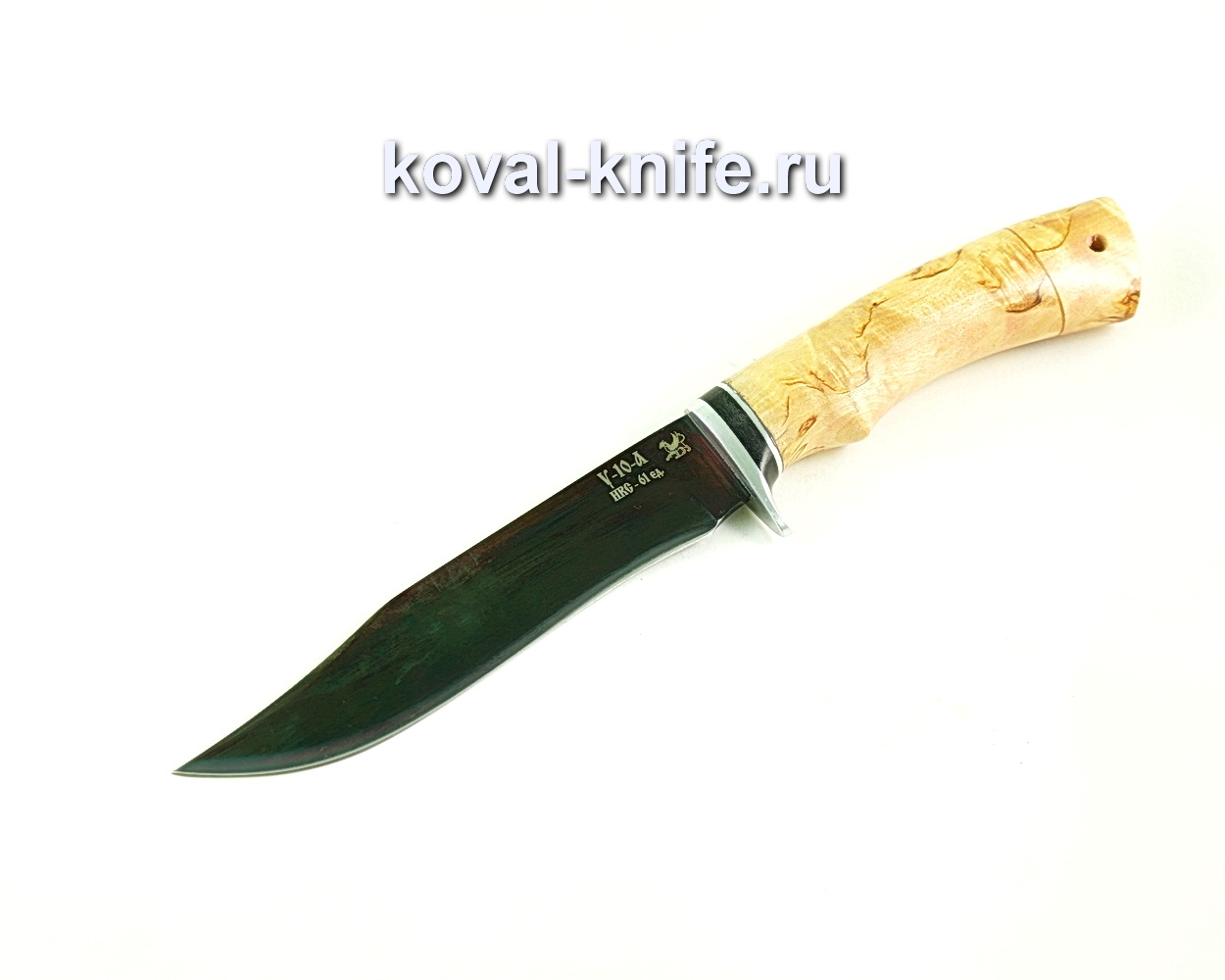 Нож Викинг (сталь У10), рукоять карельская береза A304