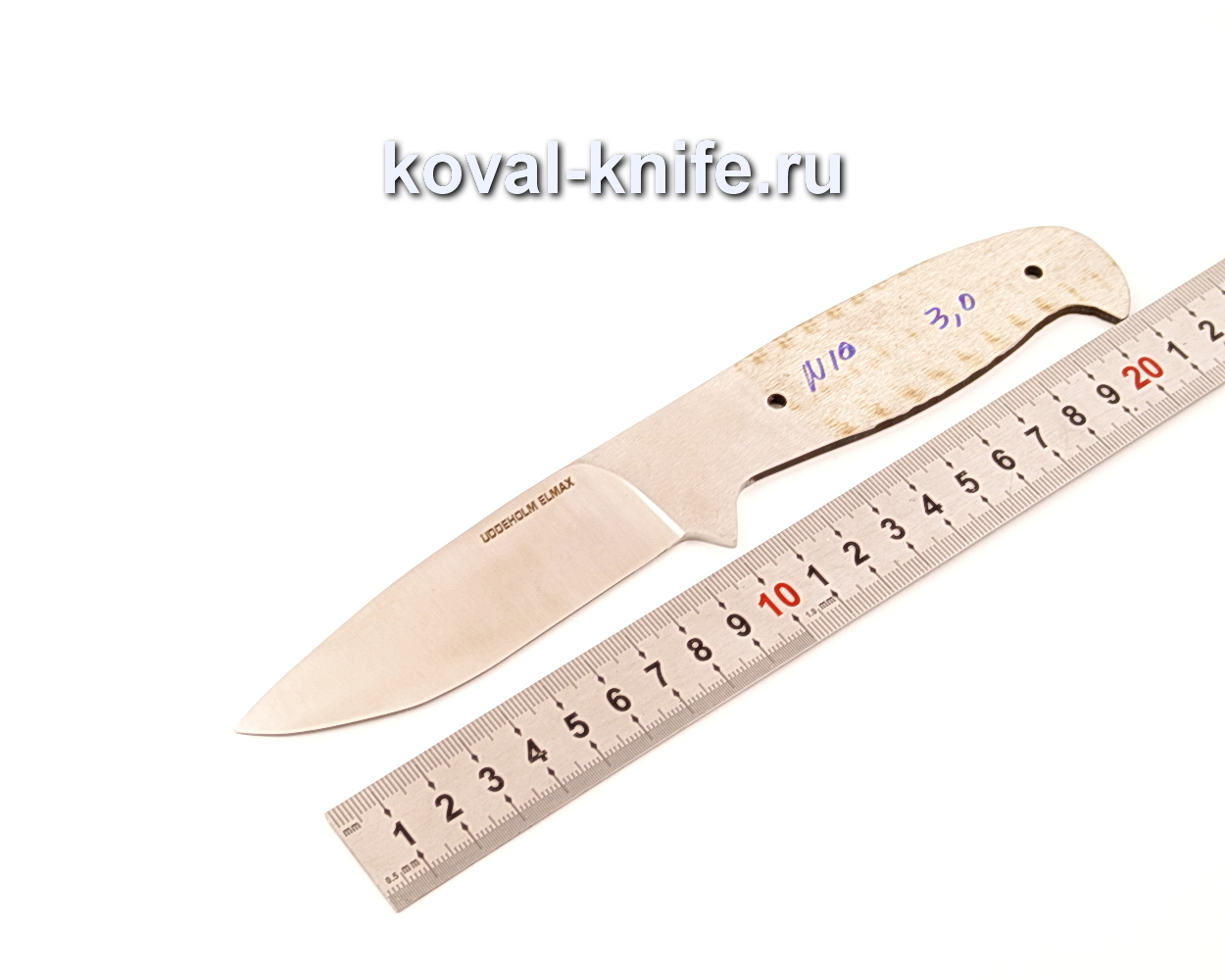 Клинок для ножа из порошковой стали Elmax N10