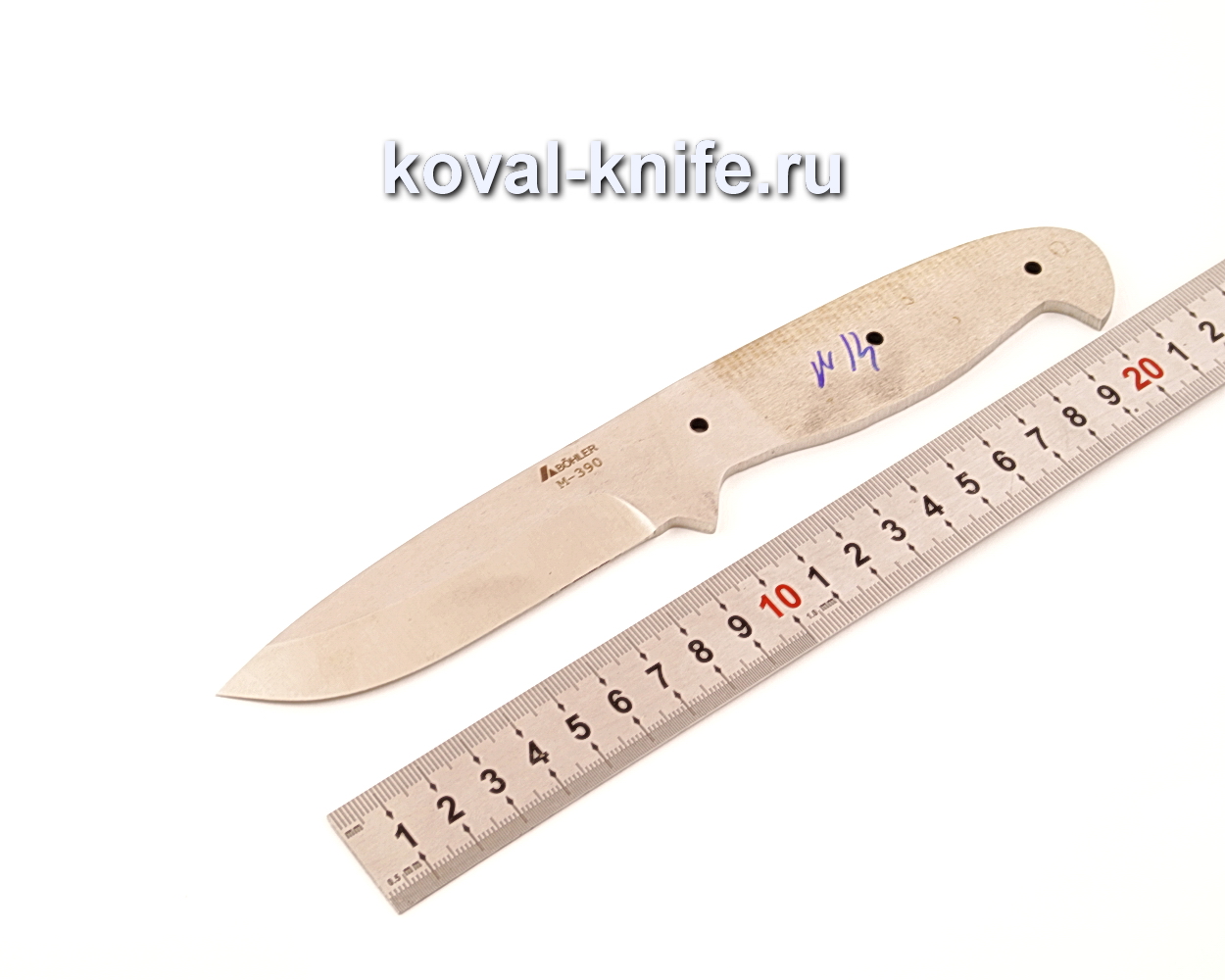 Клинок для ножа из порошковой стали Bohler M390 N14