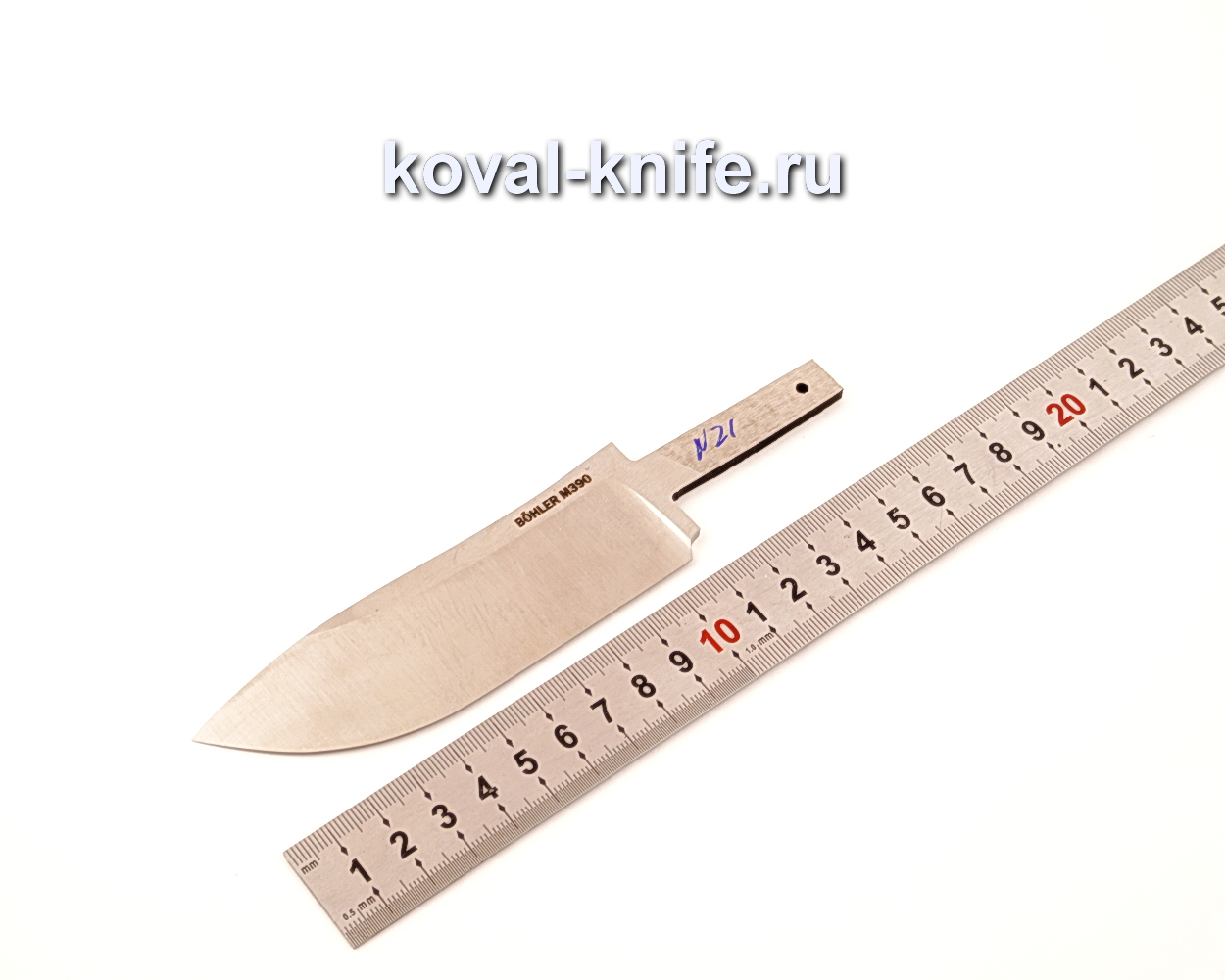Клинок для ножа из порошковой стали Bohler M390 N21