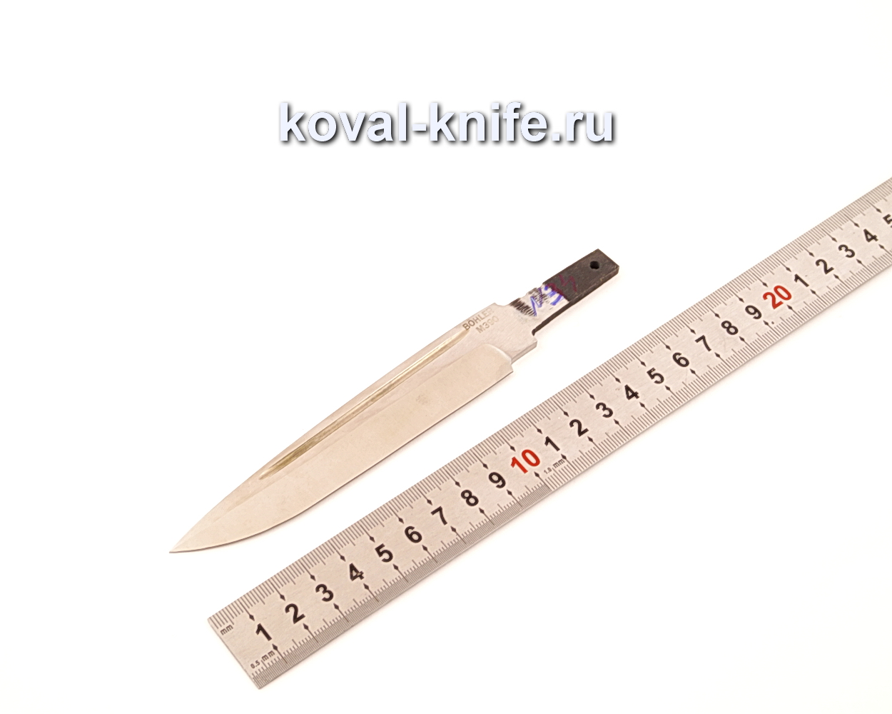 Клинок для ножа из порошковой стали Bohler M390 N34