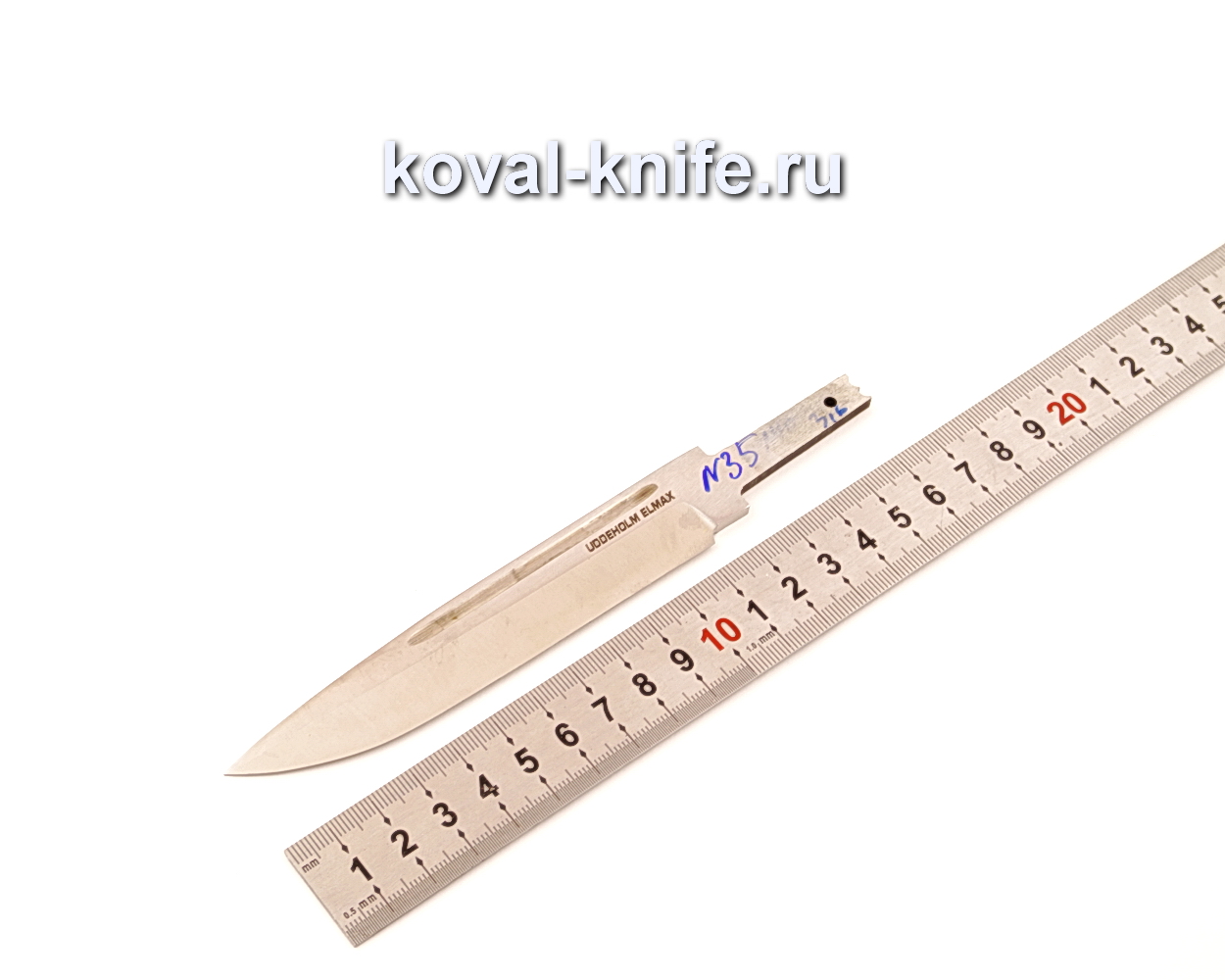 Клинок для ножа из порошковой стали Elmax N35