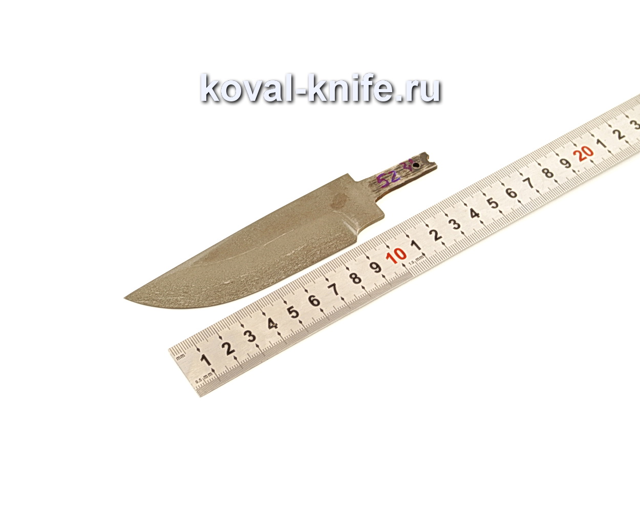 Клинок для ножа из из булатной стали N52