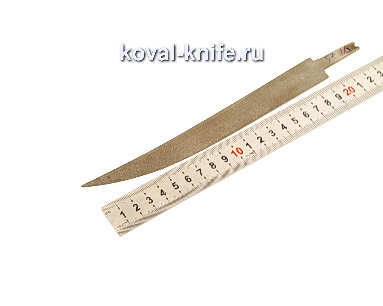 Клинок для филейного ножа из из булатной стали N57