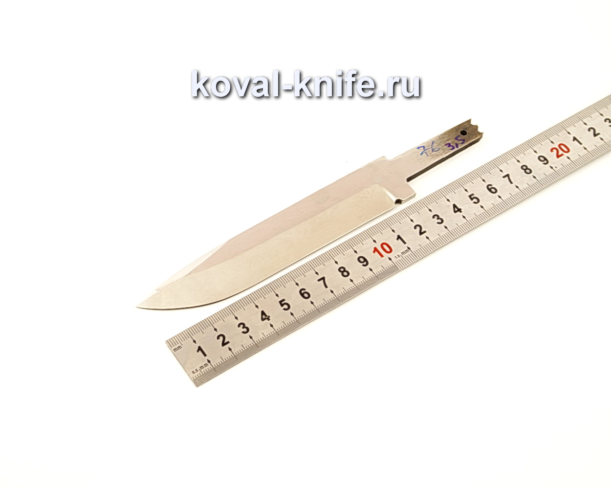 Клинок для ножа из кованой 110Х18 МШД N76