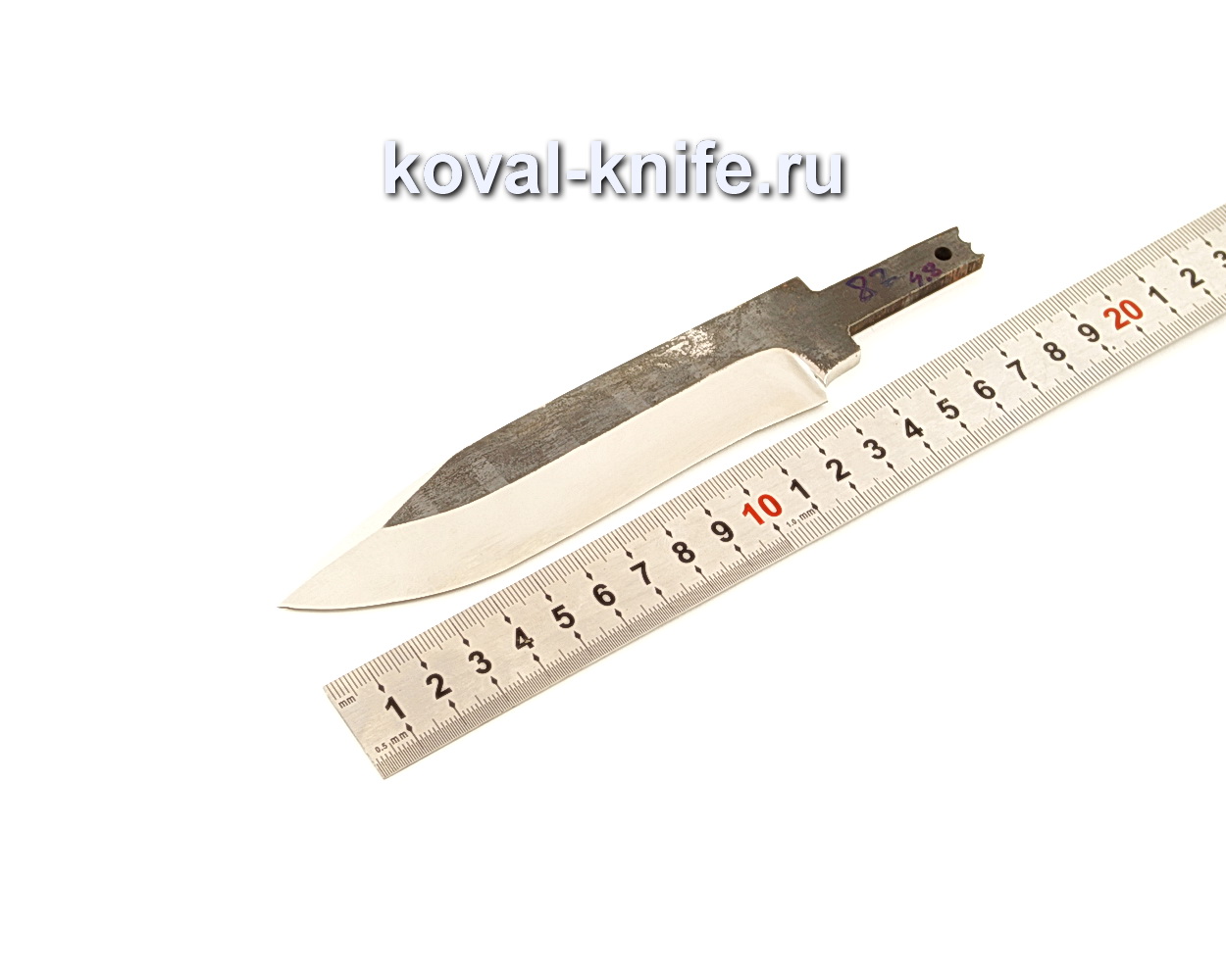 Клинок для ножа из кованой 110Х18 МШД N82