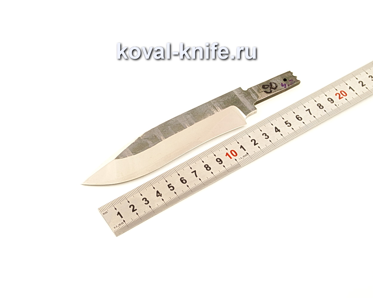 Клинок для ножа из кованой 110Х18 МШД N90