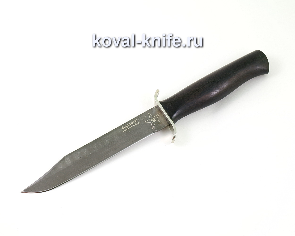 Нож из булатной стали НР-40 (Легированный булат, рукоять граб) A456