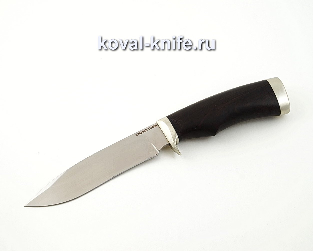 Нож Орлан из кованой стали Х12МФ с рукоятью из черного граба A563