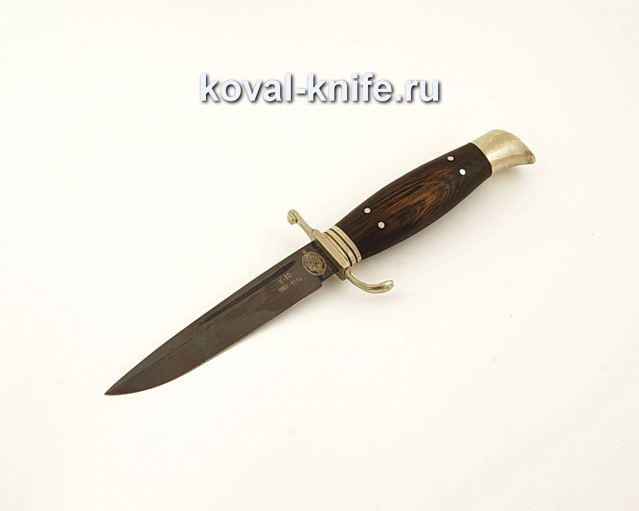 Нож финка НКВД из кованой стали У10 с рукоятью из венге  A620