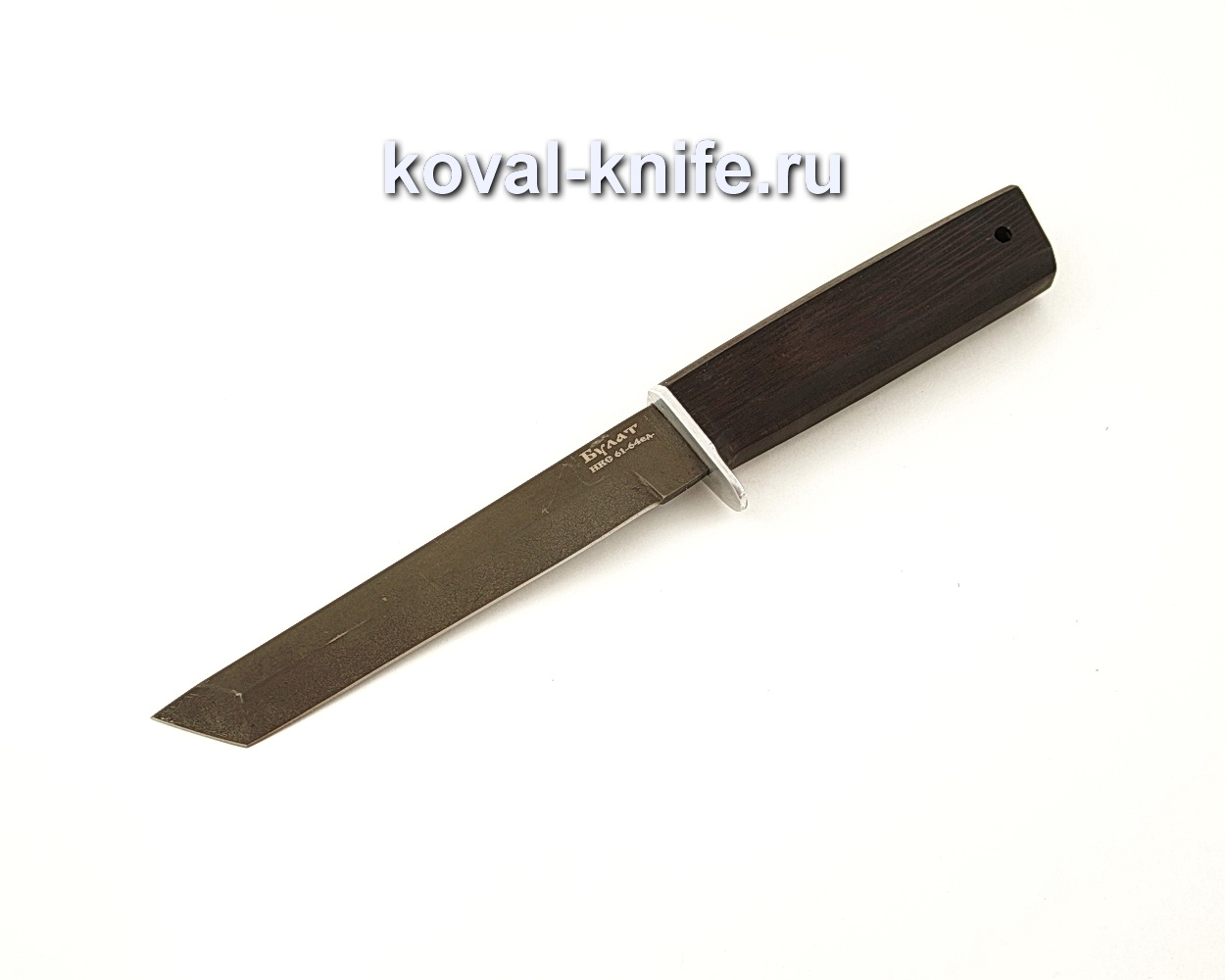 Нож Кобун из булатной стали с рукоятью из граба  A634