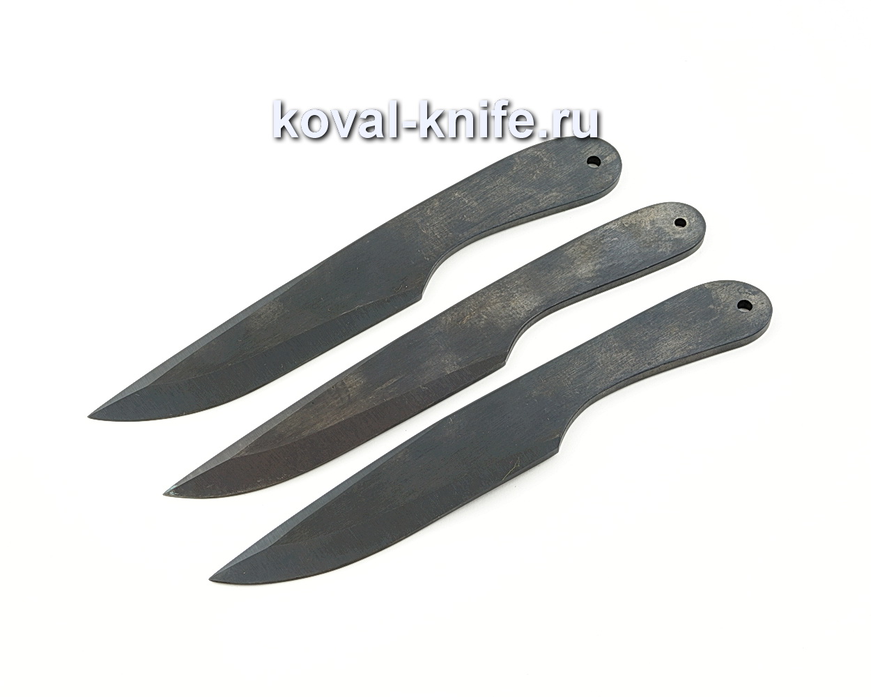 Набор метательных ножей Осетр из стали 65Г 3шт. A516