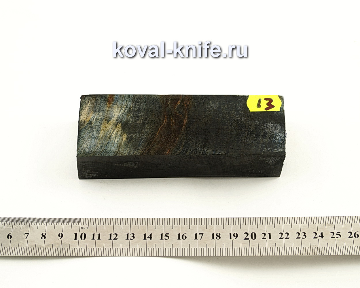 Брусок стабилизированной древесины для ножа N13