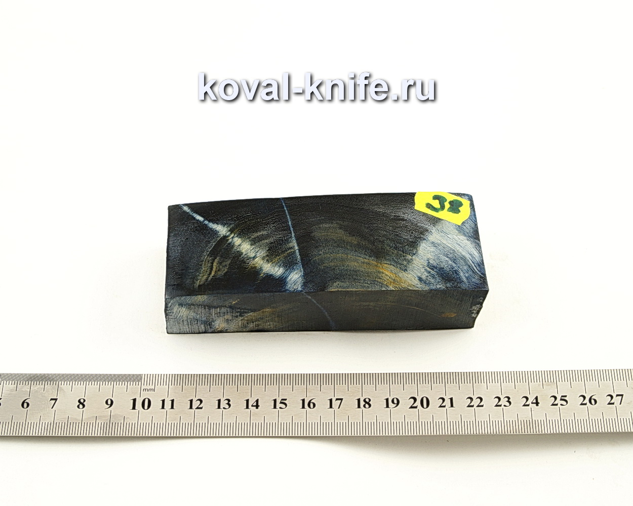 Брусок стабилизированной древесины для ножа N38