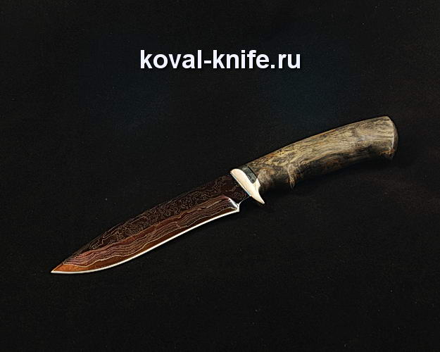 Нож S18 из ламинированной дамасской стали