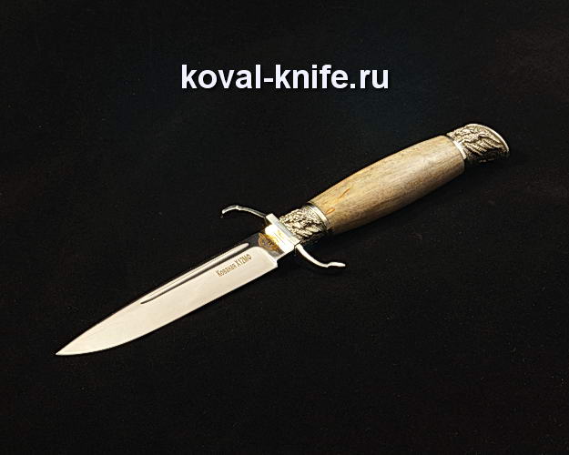 Нож Финка НКВД S186 из кованой стали Х12МФ с авторским литьем