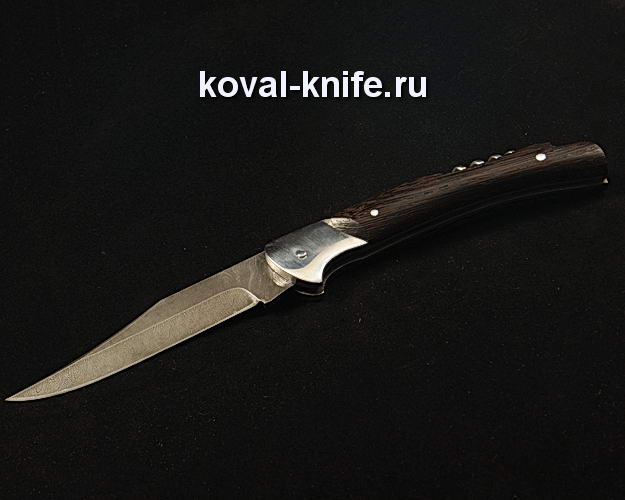 Нож Складной S246 из дамасской стали