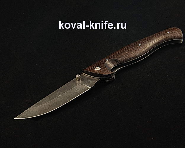 Нож Складной S285 из дамасской стали