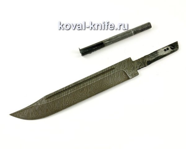 Клинок для ножа НР-40 из дамасской стали Штрафбат