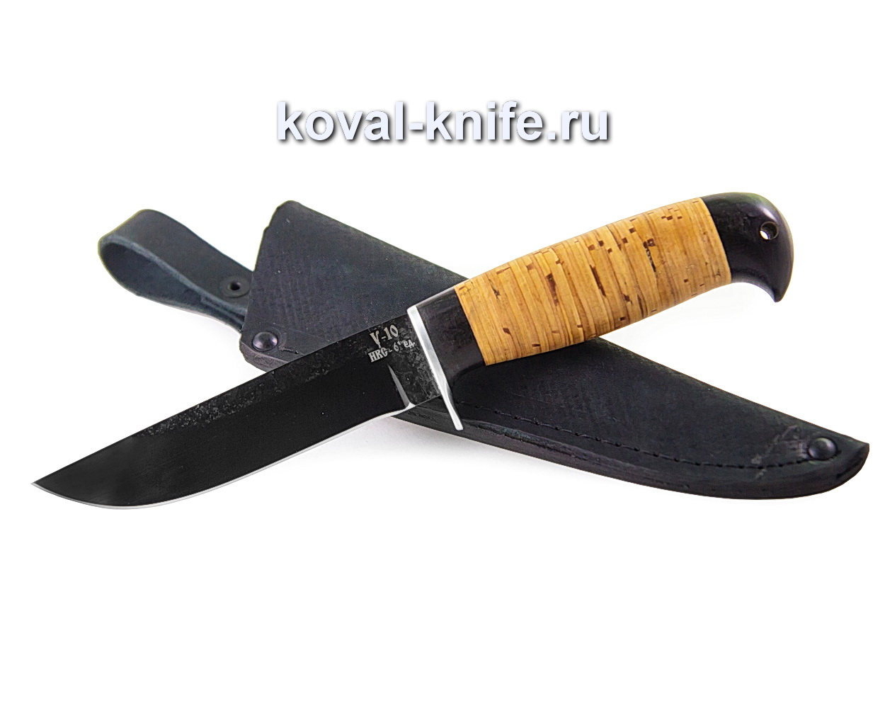 Нож Белка из стали У10 (рукоять береста) A359