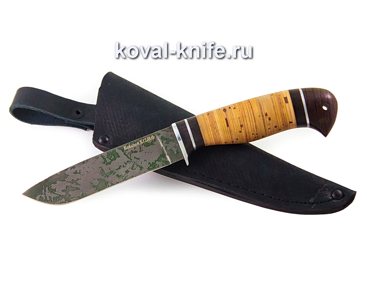 Нож Белка из стали х12мф (рукоять береста, венге) A354