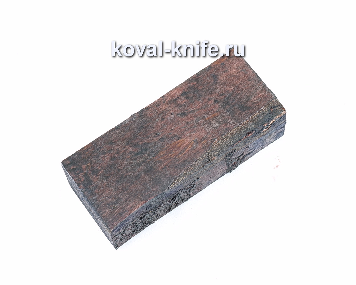 Карельская береза стабилизированная для рукоятки ножа (коричневая)