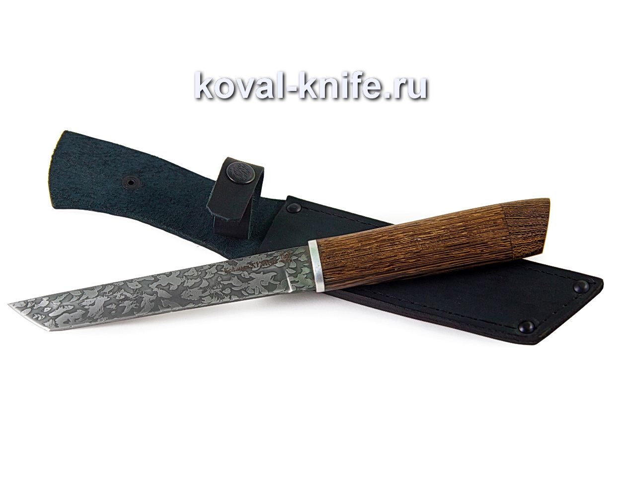 Нож Кобун из стали х12мф, (рукоять венге, травление клинка) A356