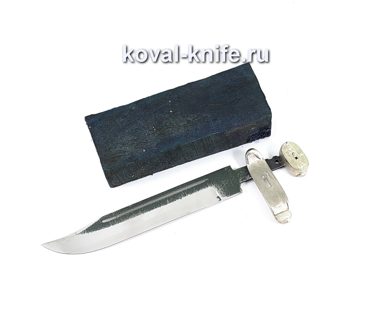 Комплект для ножа НР-40 6 (клинок кованая 110х18 3,5мм, литье 2шт., граб брусок)