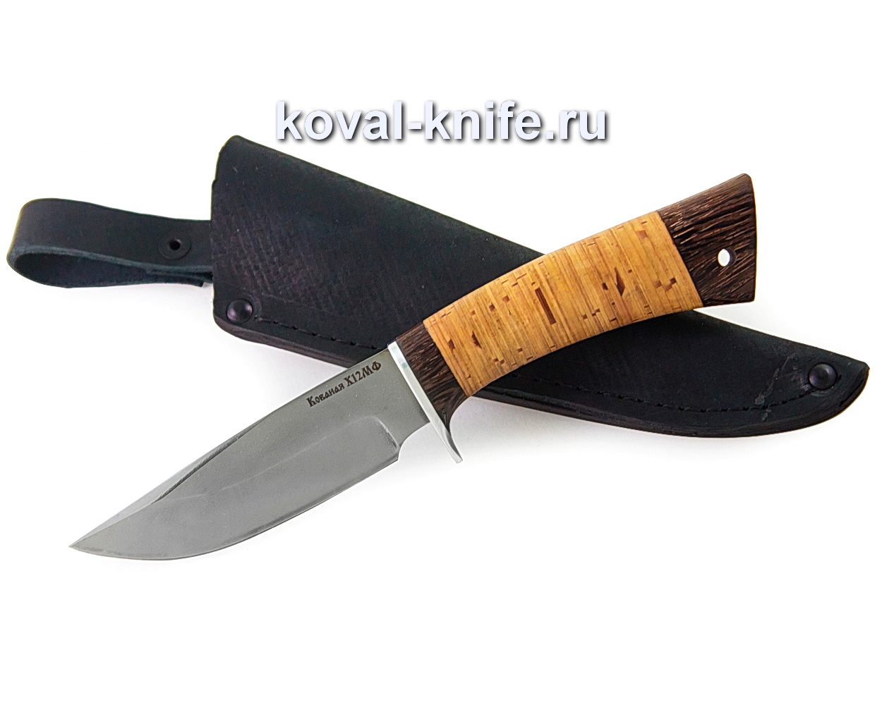 Нож Норвег из стали х12мф (рукоять береста) A357